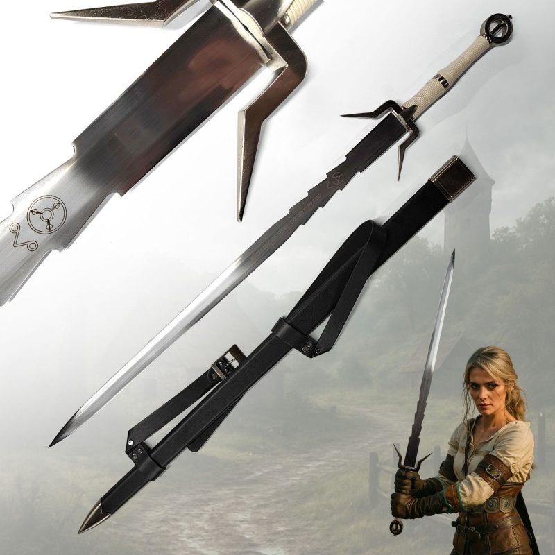 Épée inspirée de Zireael, lame de Ciri — vue 1