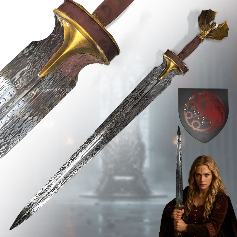 Épée inspirée de Rhaenyra Targaryen — vue 1