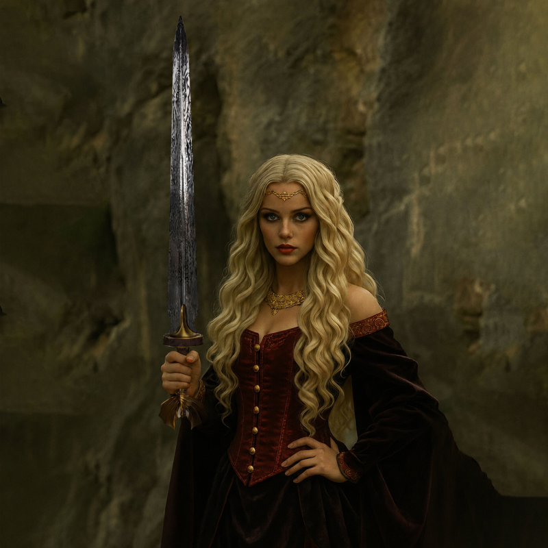 Épée inspirée de Rhaenyra Targaryen — vue 2