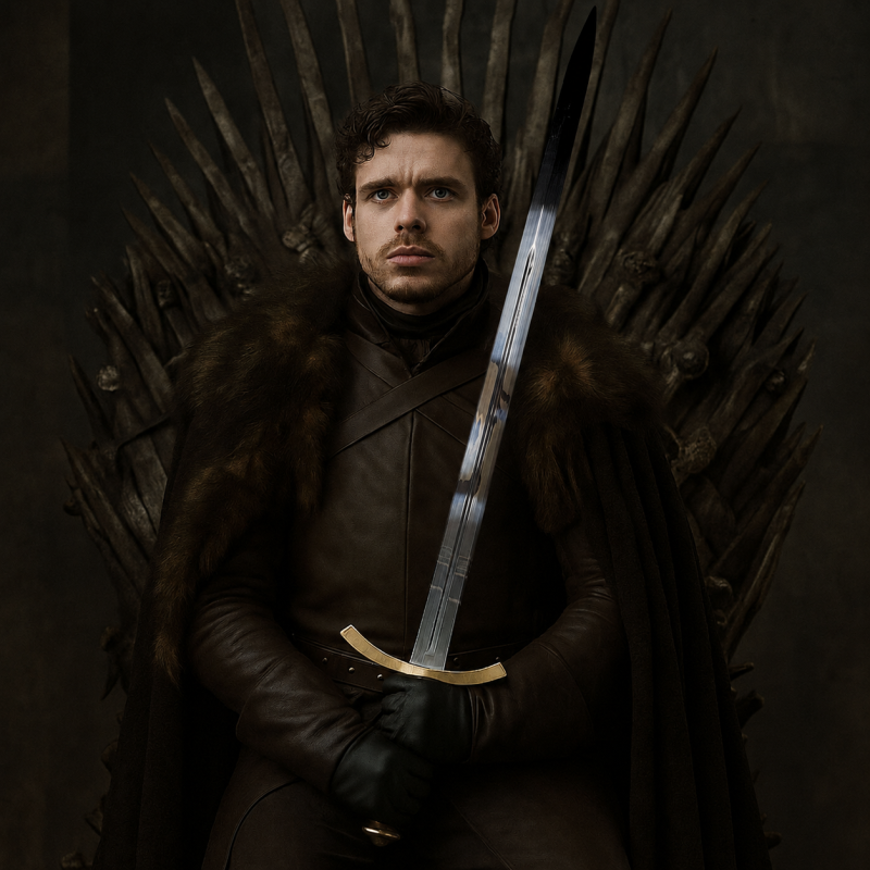 Épée inspirée de Robb Stark, la Fierté de Winterfell — vue 1