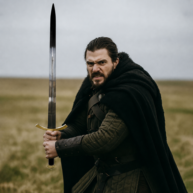Épée inspirée de Robb Stark, la Fierté de Winterfell — vue 3