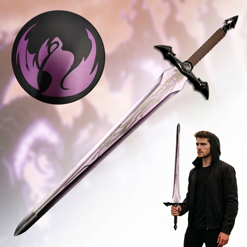 Longue épée inspirée du Cœur Noir, Roi Démon de Sung Jin-Woo (Solo Leveling) — vue 2