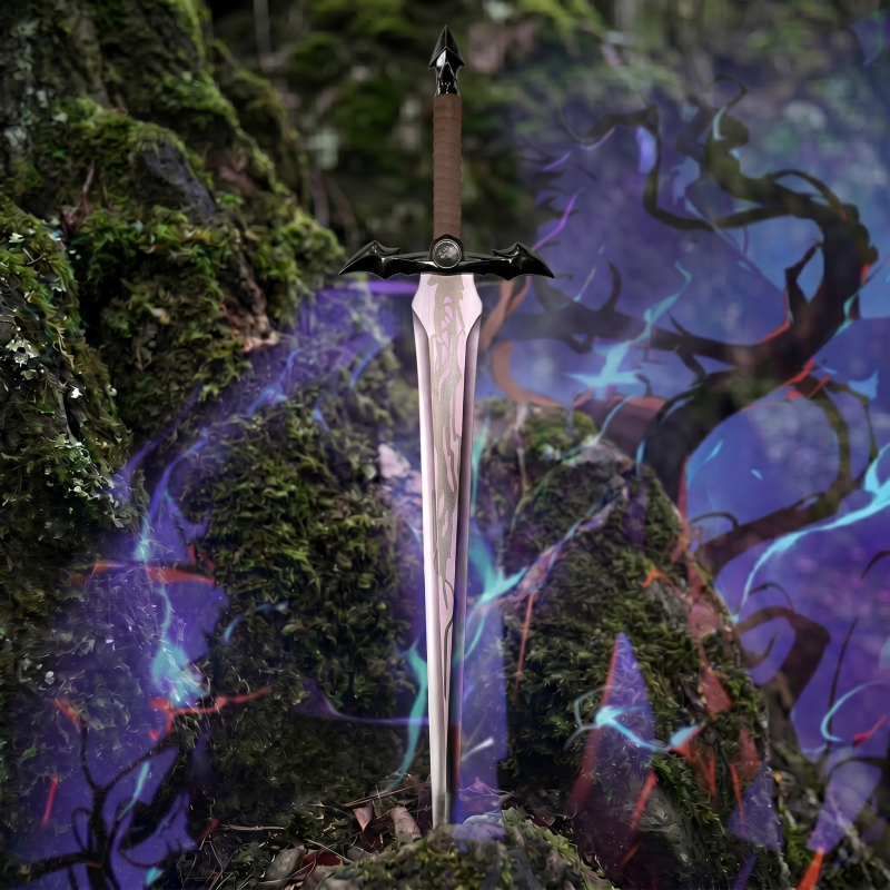Longue épée inspirée du Cœur Noir, Roi Démon de Sung Jin-Woo (Solo Leveling) — vue 3