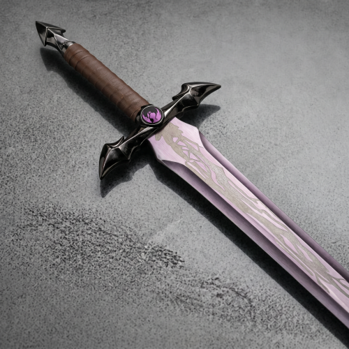 Longue épée inspirée du Cœur Noir, Roi Démon de Sung Jin-Woo (Solo Leveling)