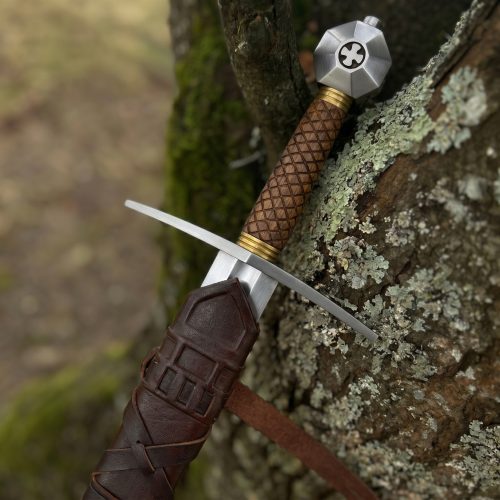 Épée de Croisé Red Dragon, lame d'arming sword du XIIIᵉ siècle