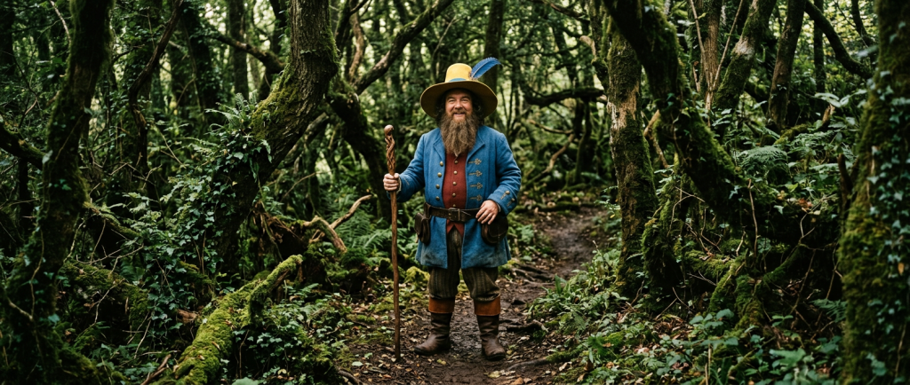 Tom Bombadil personnage mystérieux de Tolkien dans la Vieille Forêt