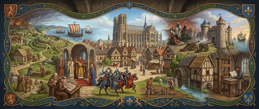Période du Moyen Âge : 1000 ans d’histoire enfin expliqués clairement