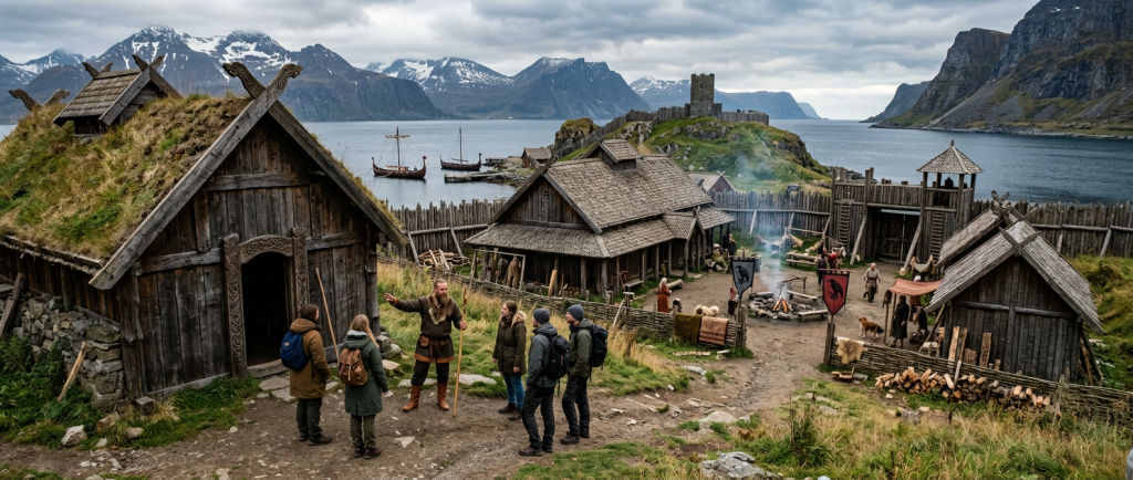 Maison viking : visite guidée des longères, des forteresses et des villages oubliés du Nord