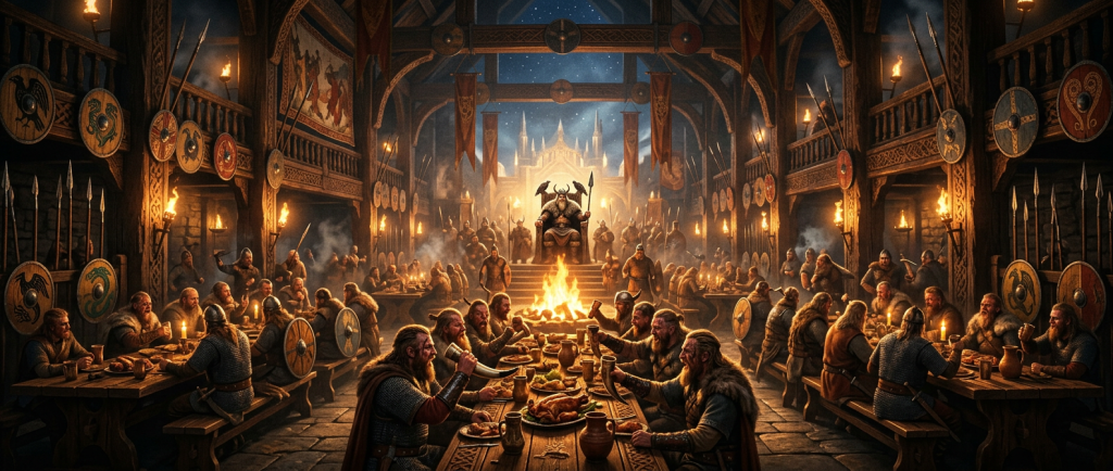 Valhalla : voyage dans la salle d’Odin où les guerriers vikings rêvaient de finir
