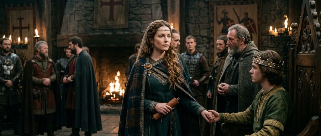 Judith personnage Vikings Michael Hirst en cour royale anglo-saxonne