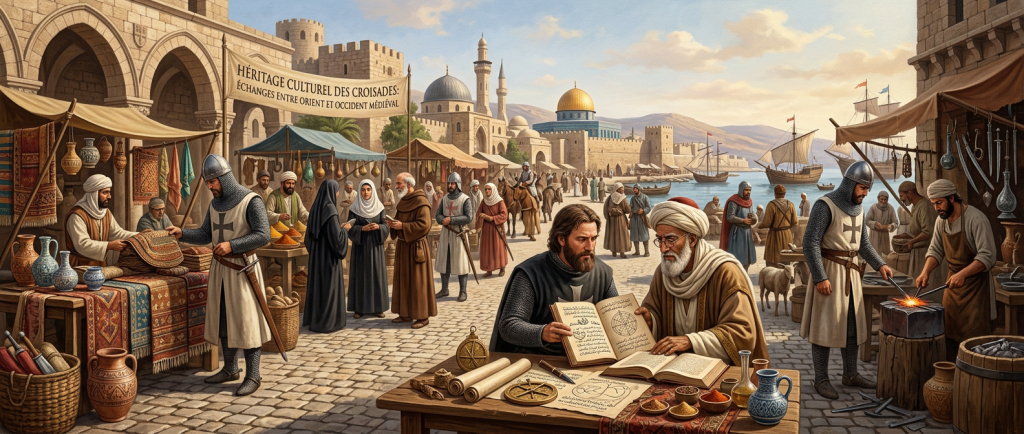 héritage culturel des croisades échanges entre Orient et Occident médiéval
