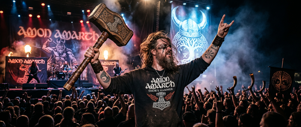 influence culturelle moderne de Thor dans le heavy metal et symboles vikings