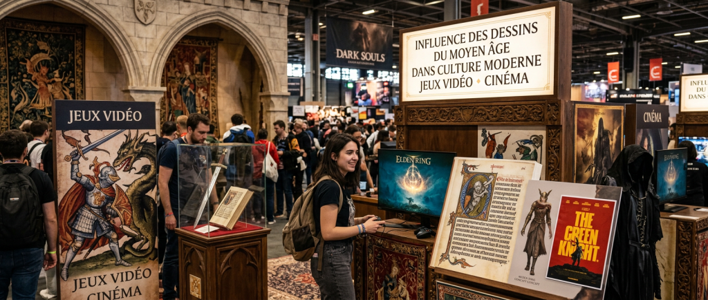 influence des dessins du Moyen Âge dans culture moderne jeux vidéo cinéma