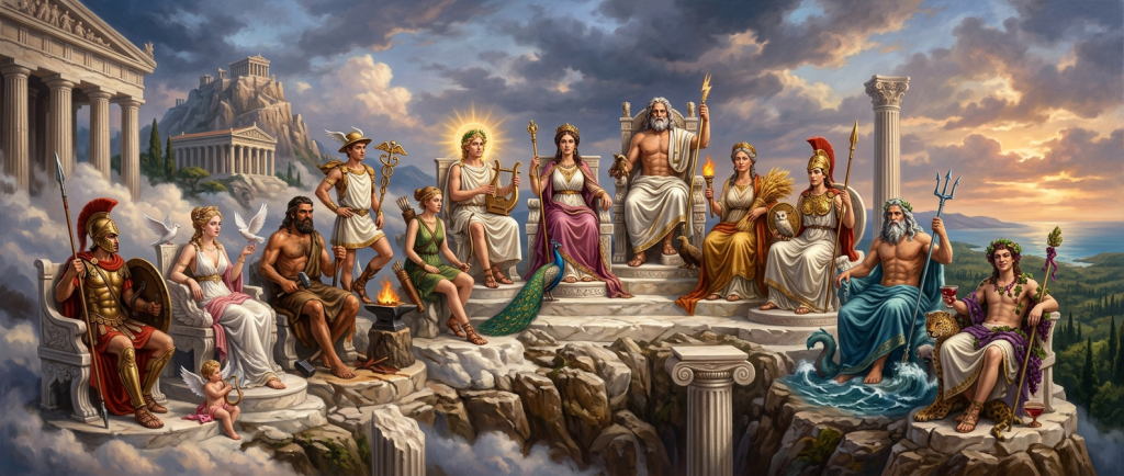 Dieux grecs : le guide complet des 12 figures qui ont façonné l’Olympe
