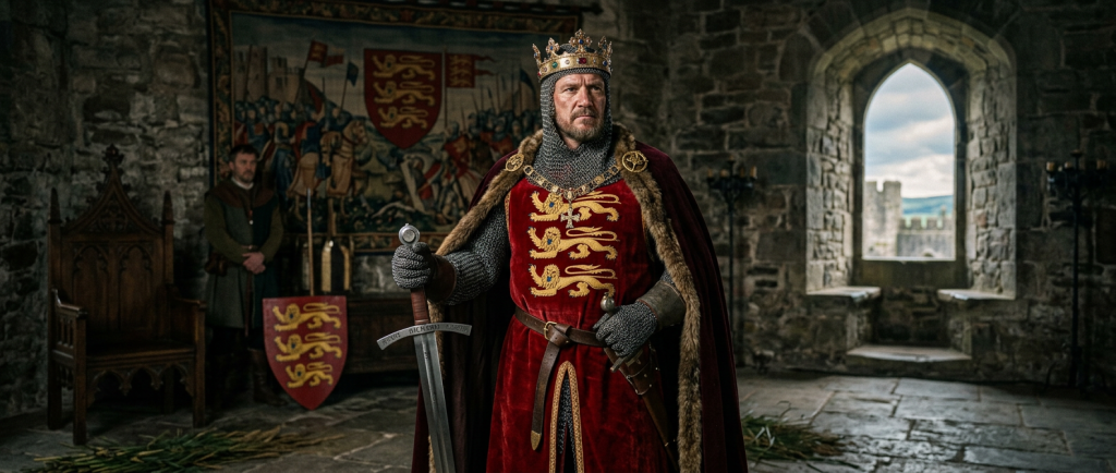 Richard Cœur de Lion portrait roi Plantagenêt médiéval anglais