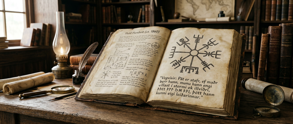 Boussole viking : la vraie histoire du Vegvisir, ce symbole qui n’est pas ce que tu crois