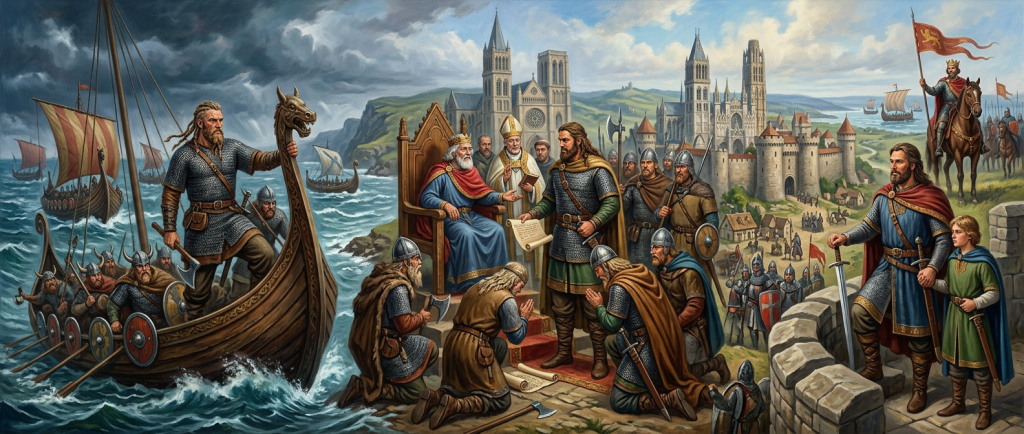 Rollo : l’incroyable parcours du pirate viking devenu ancêtre de Guillaume le Conquérant